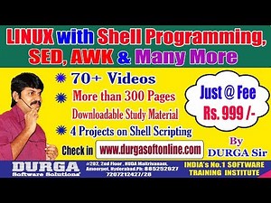 LINUX Videos and Materials || By DURGA Sir
