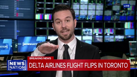 Delta flight flips over in Toronto, injuring 18 people