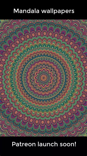 Mandala Animation for Calm Focus