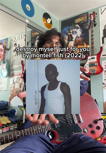 Destroy Myself Just For You guitar tutorial - MontellFish (easy lesson)