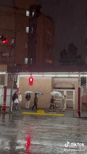 more tokyo rain content #japan #tiktokjapan #tokyo #rain
