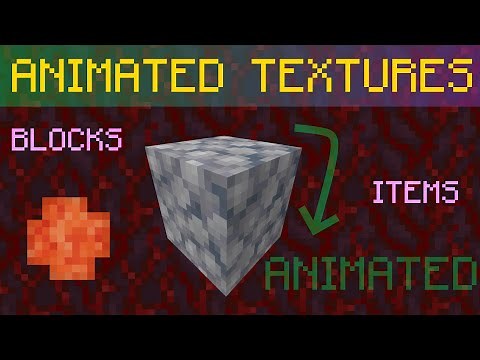 Animated Texture for Blocks and Items (Mcreator 2021.1)