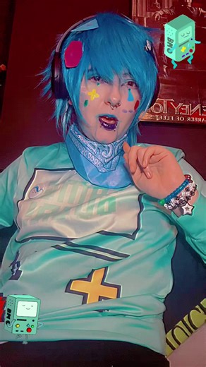 BMO my beloved 🩵 #BMO #adventuretime #bmoadventuretime #cosplay #adventuretimecosplay