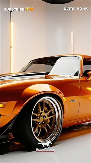 . This Classic Muscle Car Looks TOO Perfect 😮🔥 #musclecar