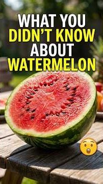 Watermelon: Nature's Refreshing Powerhouse — History, Nutrition & Health Benefits