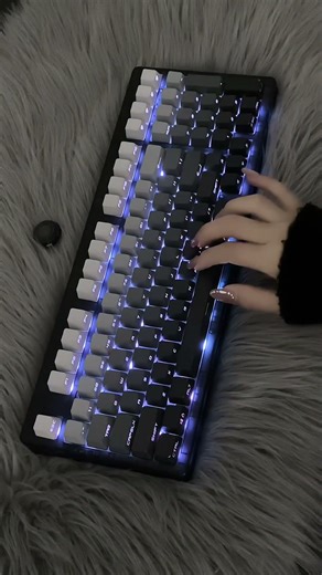 Gray Gradient, Cool And Capable #keyboard #trending