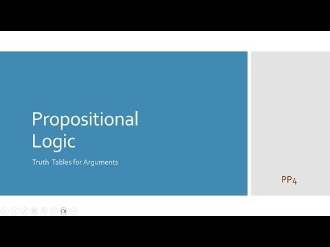 Formal Logic [Module 3] Propositional Logic - Video 4