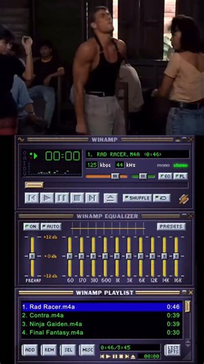That 80s–90s combo hits different 🎧 Winamp in your headphones, Rad Racer on the Nintendo Entertainment System (NES), and that soundtrack stuck in your head all day. Which video game music from that era still lives rent-free in your memory? #80s #90s #nostalgia #winamp #nintendo | My Very Old Toys