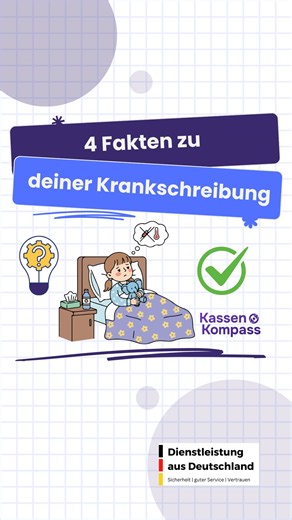 👉 Weißt du, was bei deiner Krankschreibung wirklich gilt? 🏖️ Auch im Urlaub möglich – deine Urlaubstage bekommst du zurück. ⏱️ Rückwirkend bis max. 7 Tage (für die Annahme der AU). 💶 6 Wochen Lohnfortzahlung, danach Krankengeld: 70 % Brutto (max. 90 % Netto). 💼 200–400 € Kosten/Tag für den Arbeitgeber. 🦁Bekannt aus Die Höhle der Löwen 💶Finde deine beste gesetzliche Krankenkasse in 3 Minuten kostenlos auf kassenkompass.de! Darum lohnt sich ein Vergleich! 💶 300€-800€ jedes Jahr sparen! 🚨 O
