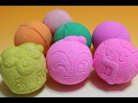 【びっくらたまご×7 】妖怪ウォッチ アンパンマン プリキュア たまごっち ディズニー アイカツ リラックマ バスボール 入浴剤 anpanman PreCure Bath Powder Ball