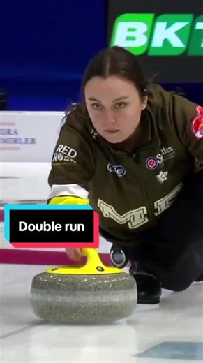 Impressive Double Run by Kelsey Calvert in Curling