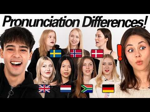 Germanic Word Differences Between 7 Countries! l Why Are They So Similar?