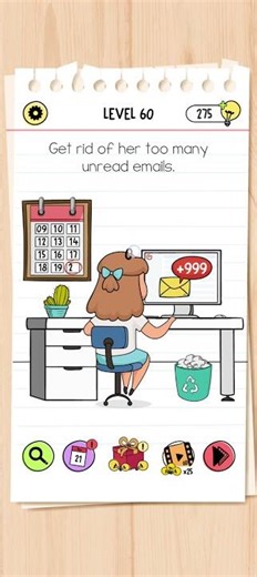 "Brain Test Level 60 | ਸਭ ਤੋਂ ਔਖੀ ਪਜ਼ਲ ਨੂੰ ਚਾਲਾਕੀ ਨਾਲ ਹੱਲ ਕਰੋ | GamerzPrincess"