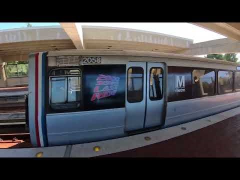 End of an Era: WMATA 2000 Series Train Cars Make Their Last Stop at West Hyattsville in Stunning 4K!