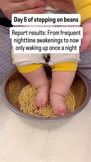TinyGigglesTV | 👣 Baby Walking on Beans – A Simple Exercise With Amazing Benefits! 👶✨ Did you know letting your baby walk on a tray of beans can do... | Instagram