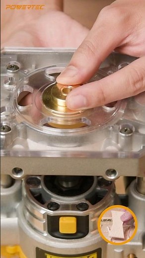 Woodworking Inlay Made Easy with POWERTEC 71729 Solid Brass Inlay Set #shorts