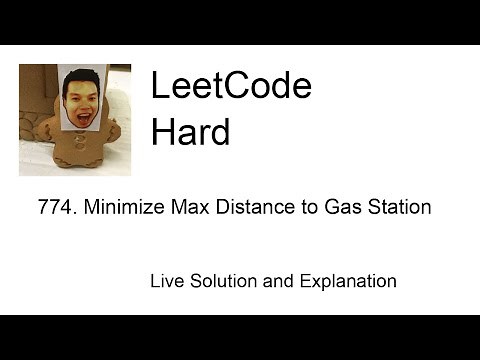 774. Minimize Max Distance to Gas Station (Leetcode Hard)