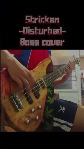 Stricken-Disturbed (Bass cover) #bass #bassscover #shorts