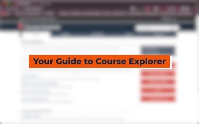 Your Guide to Course Explorer