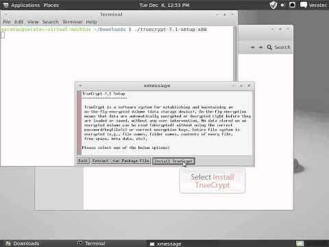 How to install TrueCrypt on Linux Mint