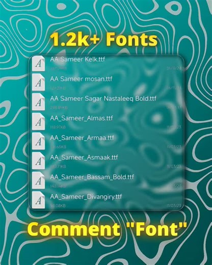𝗠𝘂𝗵𝗮𝗺𝗺𝗮𝗱 | Comment "Font" To Get 1200+ Fonts Pack || Alight Motion || editing Tutorial #alightmotion #islamic #edits #reels #viral #tutorial... | Instagram