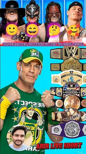 WWE Championship Comparison 2026 | John Cena vs Undertaker vs Kane vs Rey Mysterio | #wwe #shorts