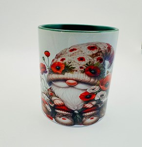 Handmade Ceramic Poppy Gnome Mug, Nordic, Gonk, Swedish Tomte - Etsy