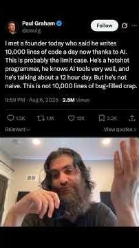 10,000 lines of bug-free code a day!! #coding #vibecoding #software #codex