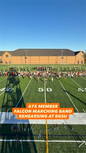 59K views · 1K reactions | The BGSU Falcon Marching Band will host the UToledo Rocket Marching Band for the Battle of I-75 Saturday, Oct. 11, 2025. Halftime will be split into two performances. | Tony Geftos TV | Facebook