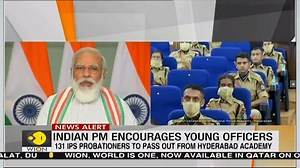 9K views · 226 reactions | PM Narendra Modi addressed young IPS officers via video conferencing during the ‘Dikshant Parade’ of IPS probationers at Sardar Vallabhbhai Patel National Police Academy in Hyderabad. Mohammed Saleh brings you the story | WION | Facebook