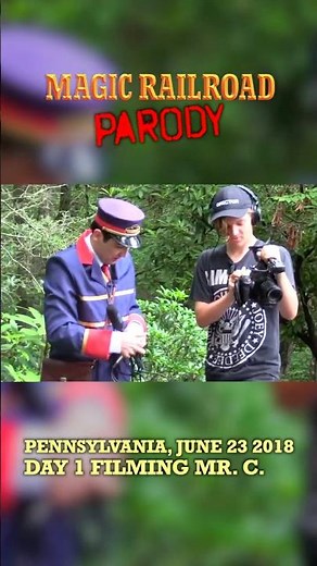 Mr. C's 1st Day BTS - Magic Railroad Parody | Thomas & Friends