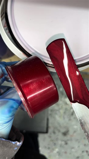 250ML/ 1/4LTR Red Metallic. #thebodyshopsupplies #essexautorefinishers #fyp #paint #hbbody