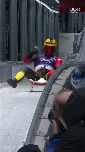 Max Langenhan was fast as lightning to win the gold medal in the luge men's singles event!