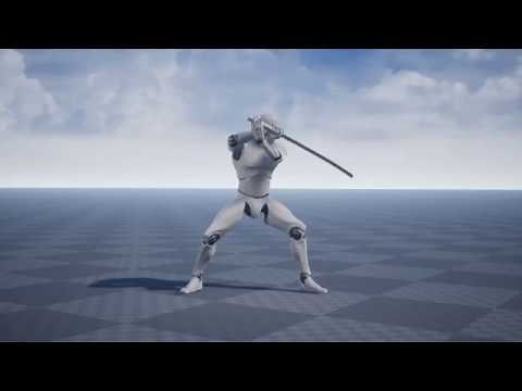 Katana Animation Set for UE4