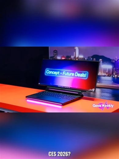 Lenovo Rollable laptop- CES 2026 breakthrough ! #Tech #geek #Gaming #Geekweekly #ces