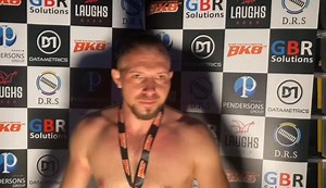 Conan Barbaru talks with George Glinski at #BKB22 | Bare Knuckle Brawlers