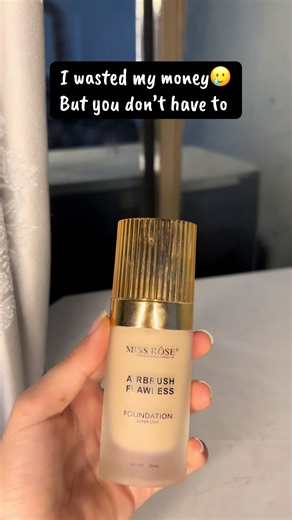Honest Review of Miss Rose Cosmetics Airbrush Flawless Foundation