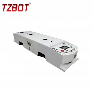 [Hot Item] 2025 Omnidirectional Warehouse Robot Two Way Towed Agv Transfer Cart Tow Agv Autonomous Mobile Robot for Warehouse Material Handling (TZAGV-LB01)
