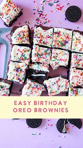 23K views · 591 reactions | Birthday Oreo Brownies  Perfect for...