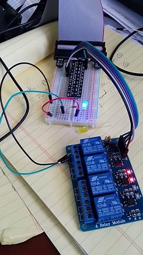 Led with relay raspberry pi.