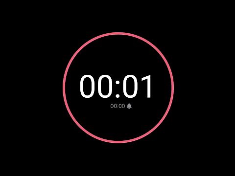 1 Second Countdown Timer - iPhone Timer Style