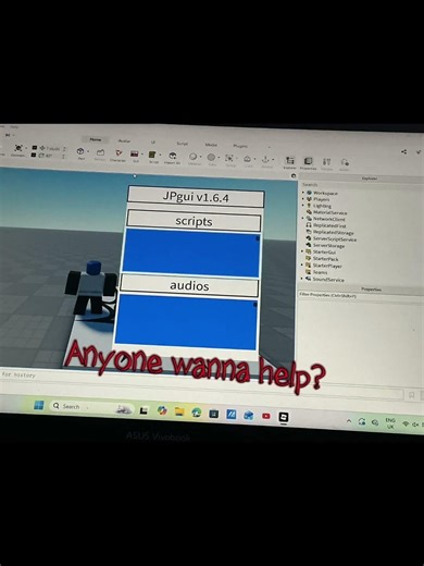 Must be a decent gui creator orr scripter