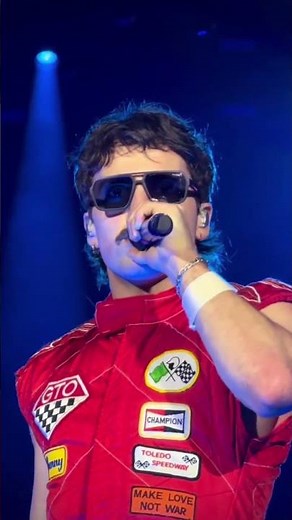 Benson Boone singing I wanna be the one you call at the Abu Dhabi Grand Prix! #bensonboone #f1