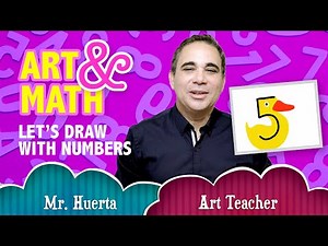Art & Math Fun Lesson! Let's Draw With numbers!
