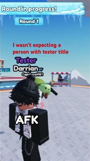 First time seeing a tester