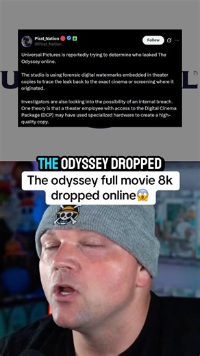 The odyssey full movie 8k dropped online😱 #theodyssey #universal