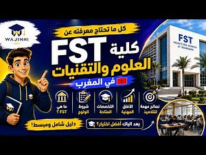 كل ما يجب أن تعرفه عن FST المغرب 2026 | كيف تدخل كلية العلوم والتقنيات؟ التخصصات والآفاق 🔥