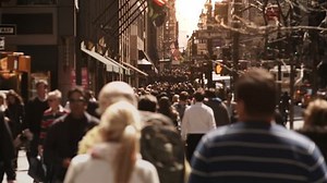 Anonymous Crowd Walking New York City Stock Footage Video (100% Royalty-free) 11739368 | Shutterstock