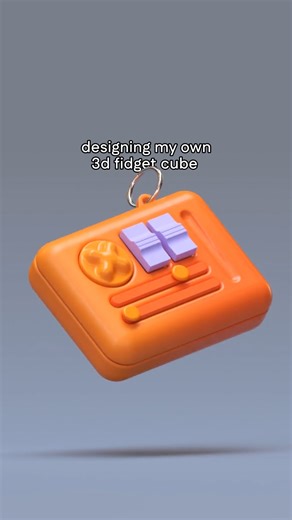 Womp 3D on Instagram: "Using womp to design my own 3d fidget cube 🧊🎛️"