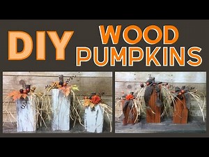 Easy DIY 4X4 Pumpkins